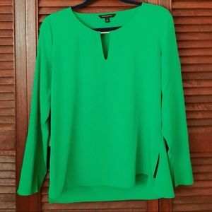 Banana Republic Green Silky Blouse